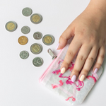 Upcycled Plastic Squiggle Colour-Pop Coin Pouch