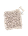 Crocheted exfoliating hemp cloth