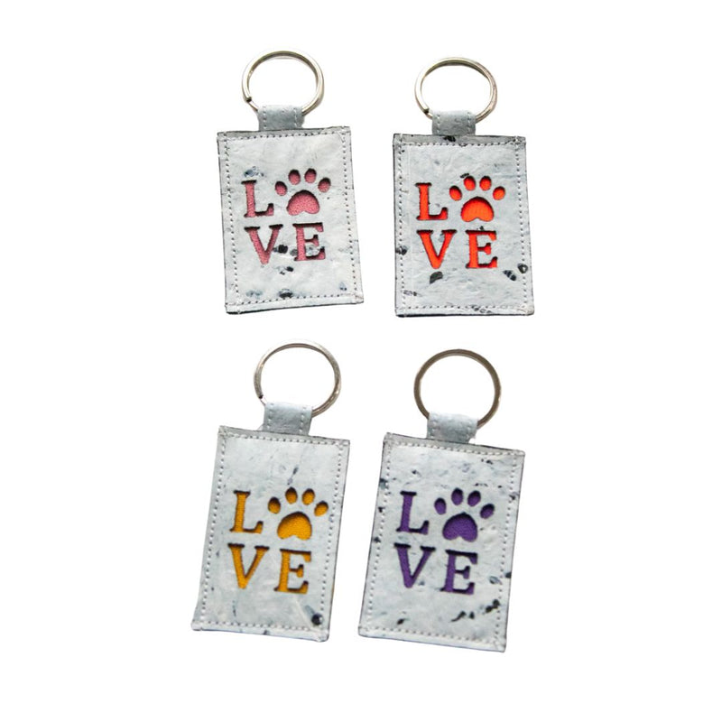 Upcycled keychain | Paw Love