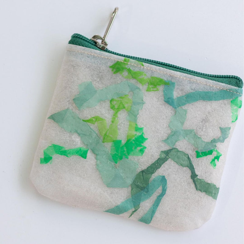 Upcycled coin pouch