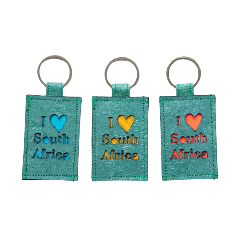 Upcycled travel key tags | I love South Africa