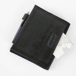 Water-resistant upcycled plastic A5 notebook cover