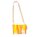 Water-resistant upcycled plastic sling bag | Sunshine