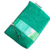 Water-resistant upcycled plastic clutch bag | Green collage