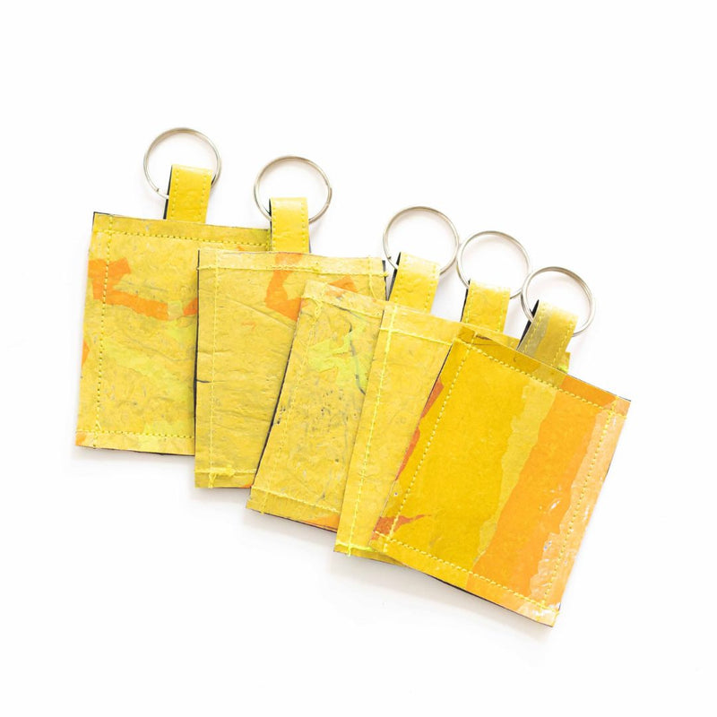 Water-resistant upcycled plastic luggage tag (set of 3)